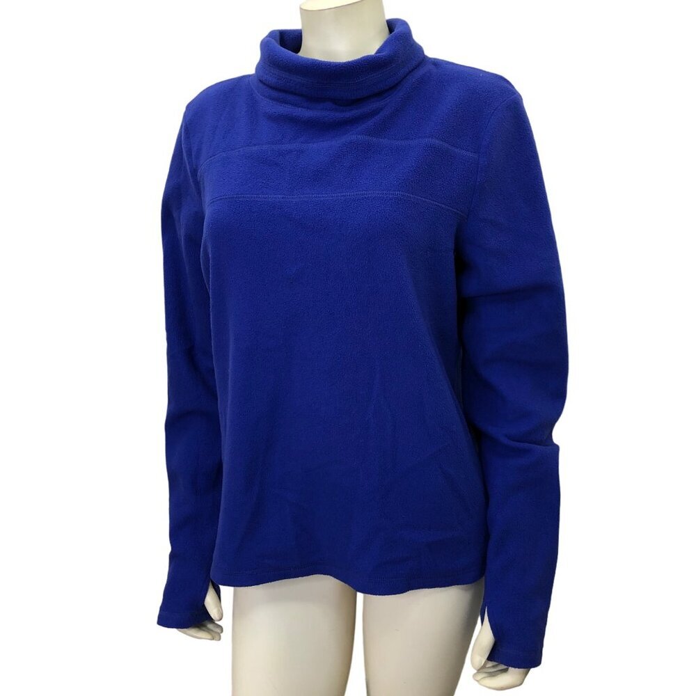 VICTORIA'S SECRET VSX SPORT FLEECE MOCK NECK TOP LG